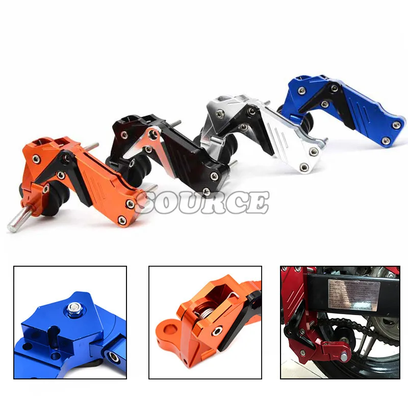 

CNC Universal Motorcycle Tensioners Catena rear axle spindle chain adjuster For YAMAHA SUZUKI KAWASAKI HONDA DUKATI 2022 2021