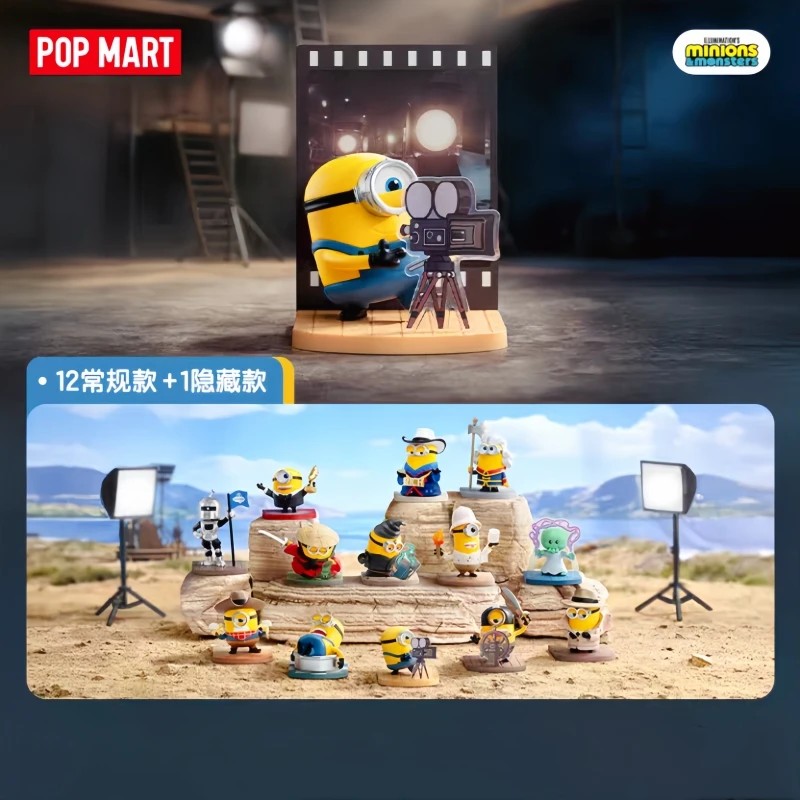 Фото Оригинальные популярные коллекционные фигурки Popmart Minions и Monsters Series: игрушки-сюрпризы в закрытых коробках, украшения, подарки №1