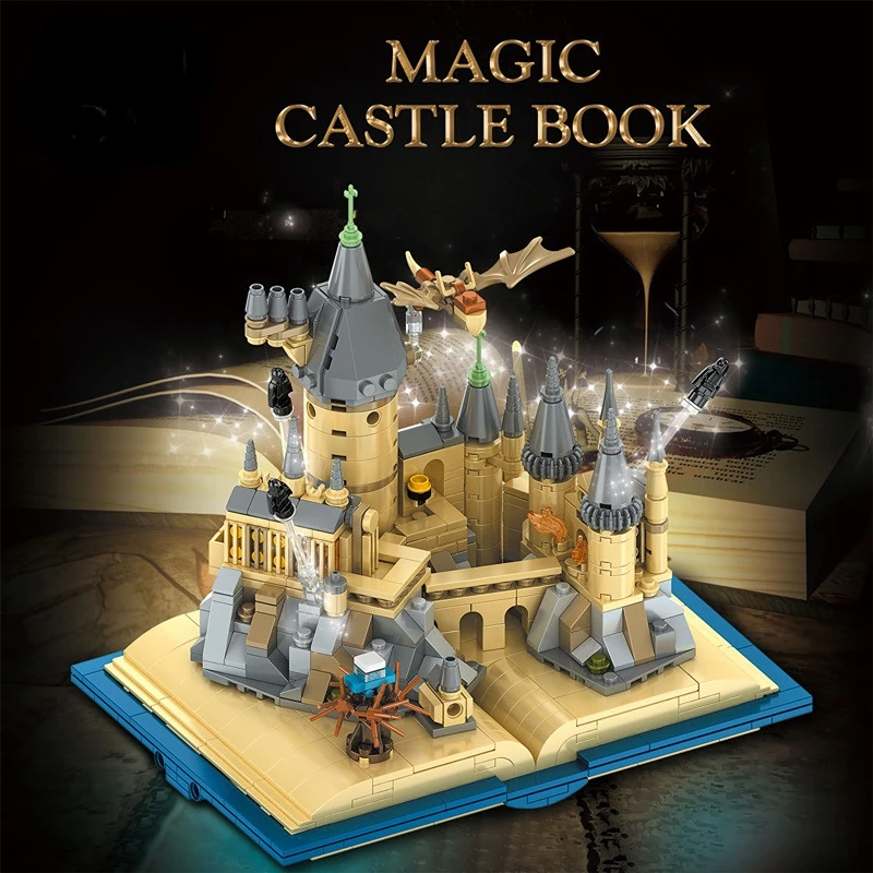 

2022 Hot Sale 727pcs Classic Movie Magic Castle Book Building Block Model Building Block Toys Children's Birthday Gift 13010