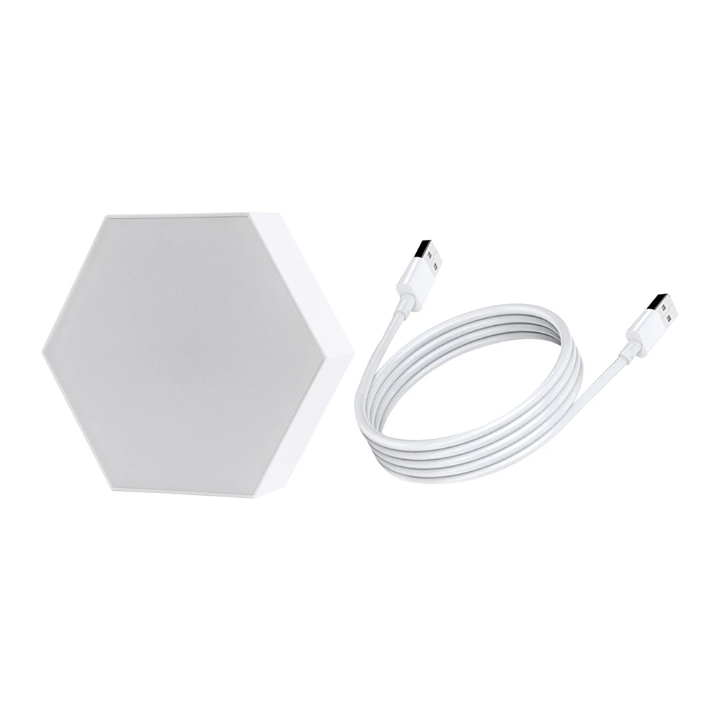 Светодиодная декоративная лампа с USB-зарядкой шестигранная Квантовая