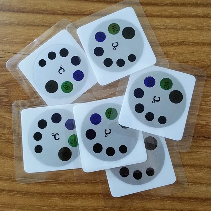 

Термометр для одежды, солнцезащитные аксессуары для одежды, термохромная водостойкая пуховая куртка с жидкими кристаллами и измерением те...