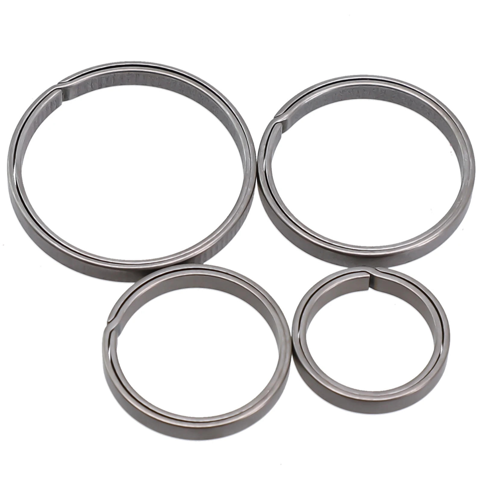 

4PCS Titanium Key Rings For Keychains Quick Release Side Pushing Key Organizer Man Car Keychain For Male Creativity Gift Wholes