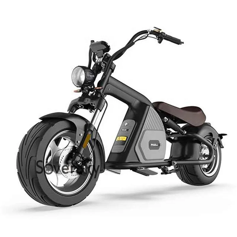 SoverSky China OEM Cheap Manufacturer Wholesale Two Wheel Electric Scooters 12Inch 3000W 85km Electric motorcycle Citycoco Ebike