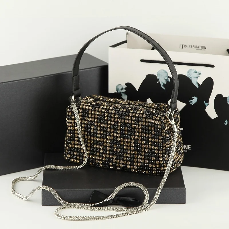 2022 aw New Rhinestone Bags for Women Handbags Diamonds Shoulder Bag Purse Ladies Female Crossbody Sac A Main Femme Bolso Mujer