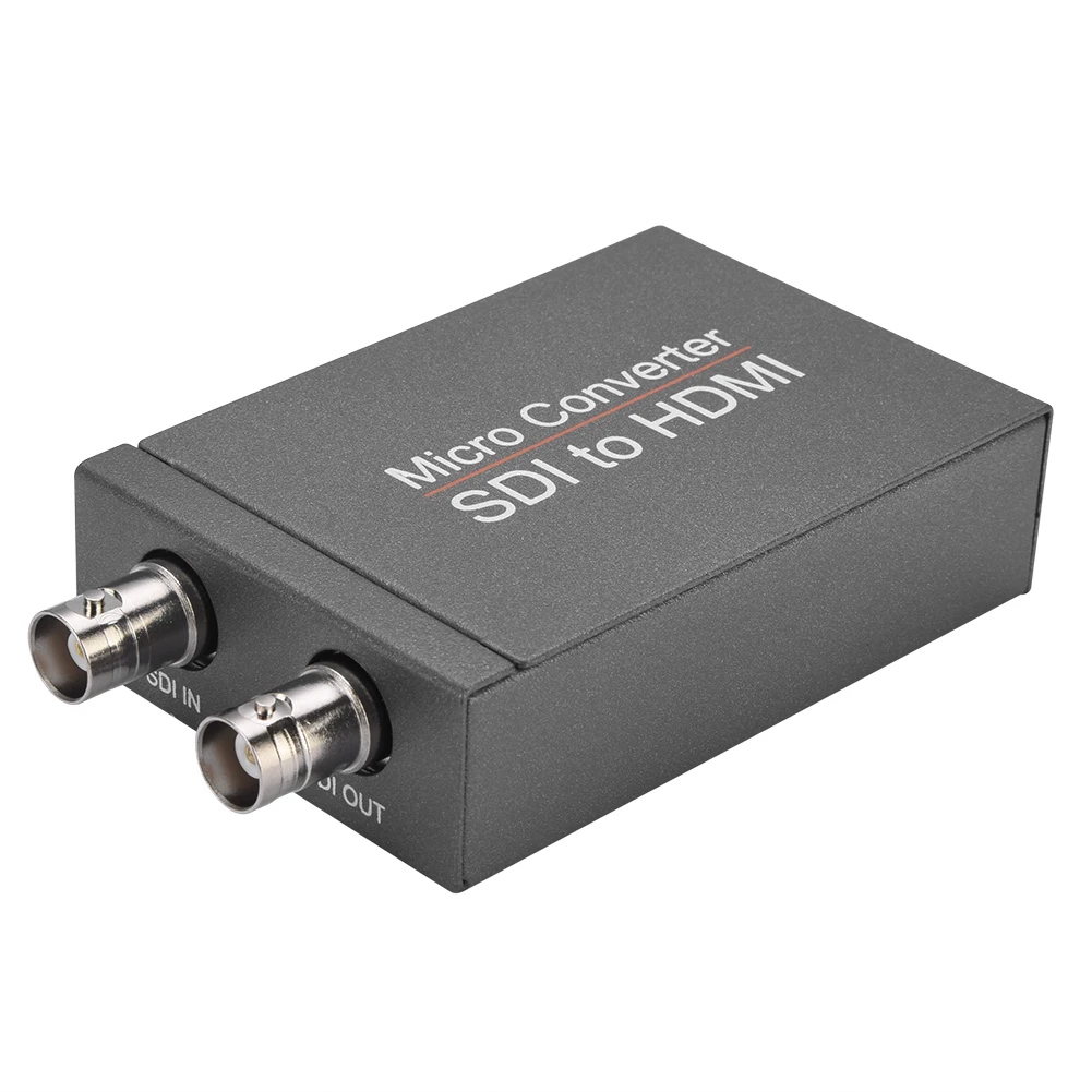 

SDI to HDMI Converter Audio De-embedder Support 3G-SDI HD-SDI SD-SDI Auto Format Detection and Stereo Audio De-embedder SDI