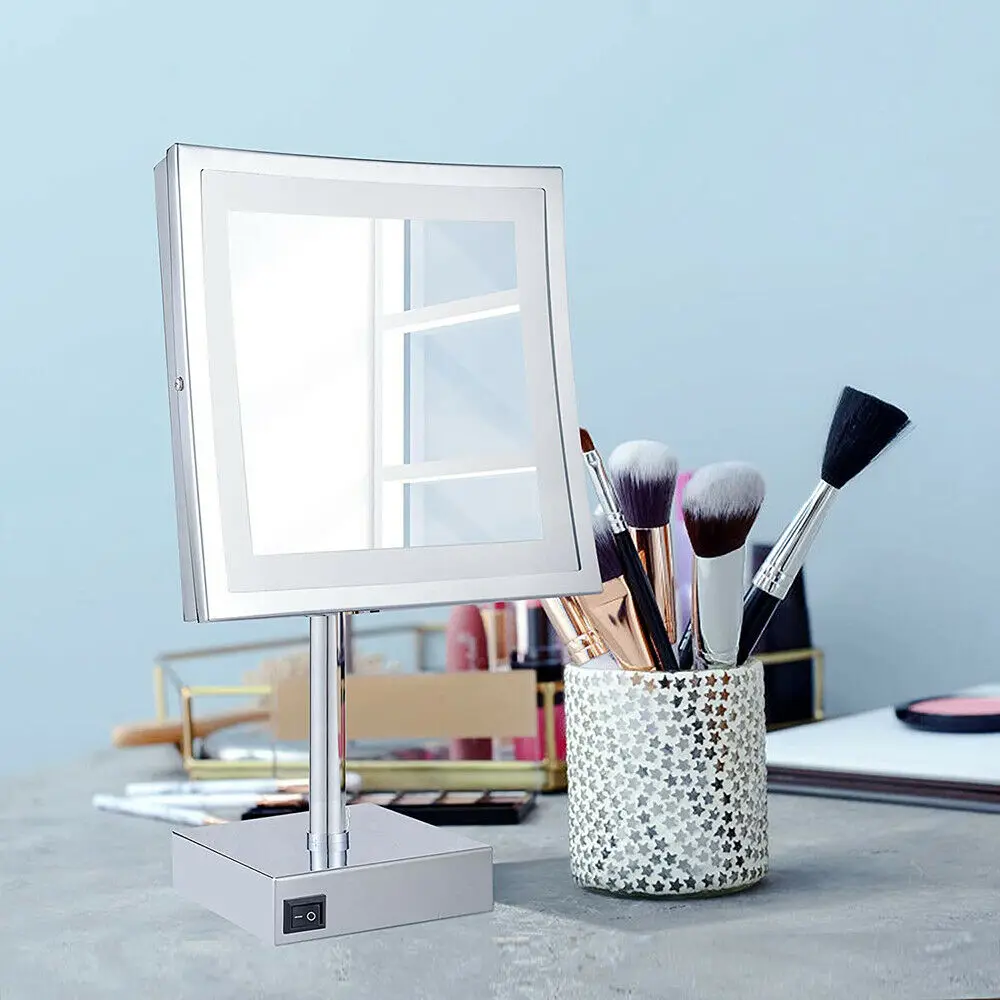 GURUN 4 3-дюймовое искусственное освещение настольное косметическое зеркало для