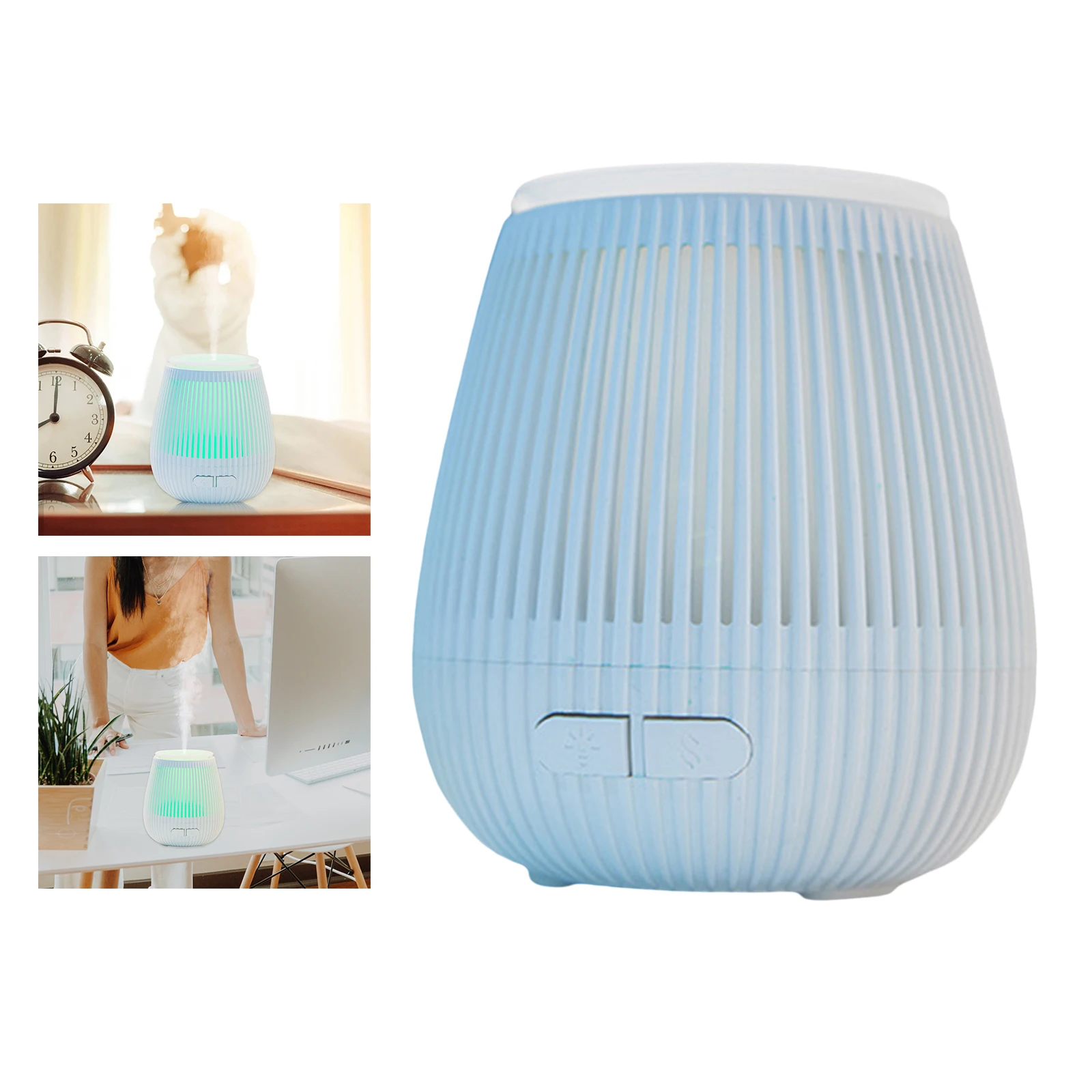 

100ml Humidifier Cool Mist Sprayer Aroma Oil Diffuser Baby Room Car White