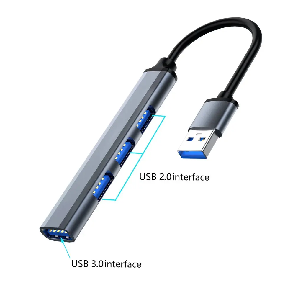 

USB C HUB 3.0 Type C 4 Port Multi Splitter Adapter Docking Station For Lenovo Xiaomi Macbook Pro Air Pro PC Computer Accessories