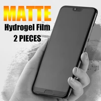2pcs full cover mate hydrogel film for huawei p30 p40 pro p20 p smart z 2019 mate 20 honor 10 lite 9 9x 8x tpu screen protector