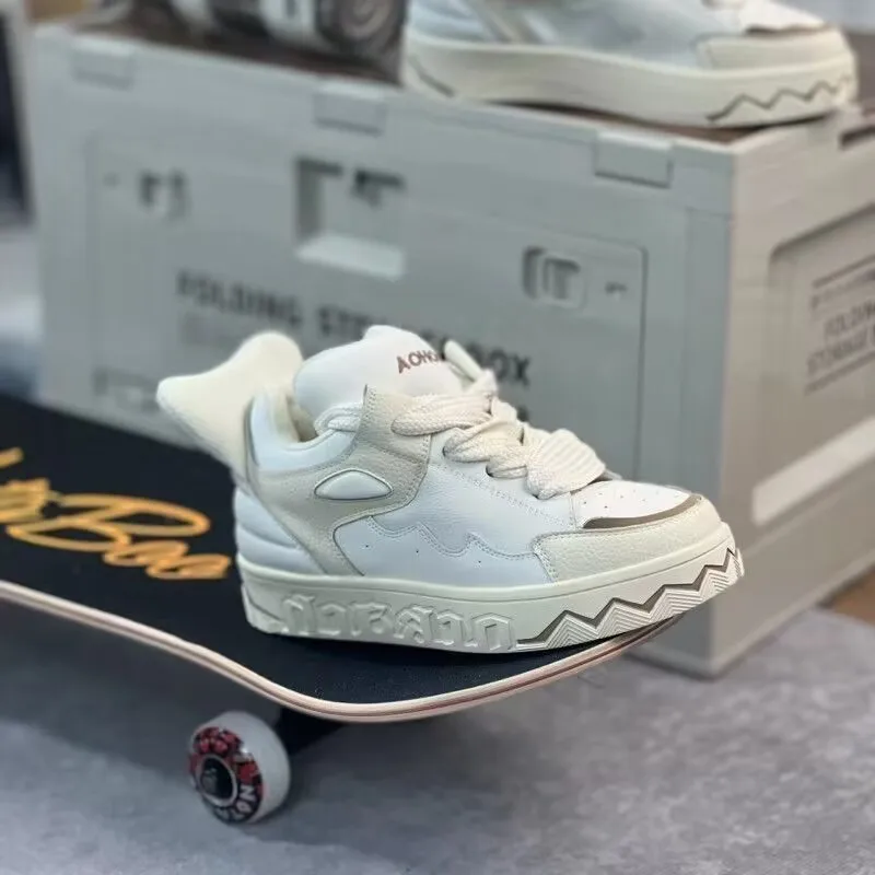 2023 Platform Sneakers Women Running Shoes Woman Walking Comfortable Female Casual Lace Up Vulcanized Shoes Chunky Sneakers