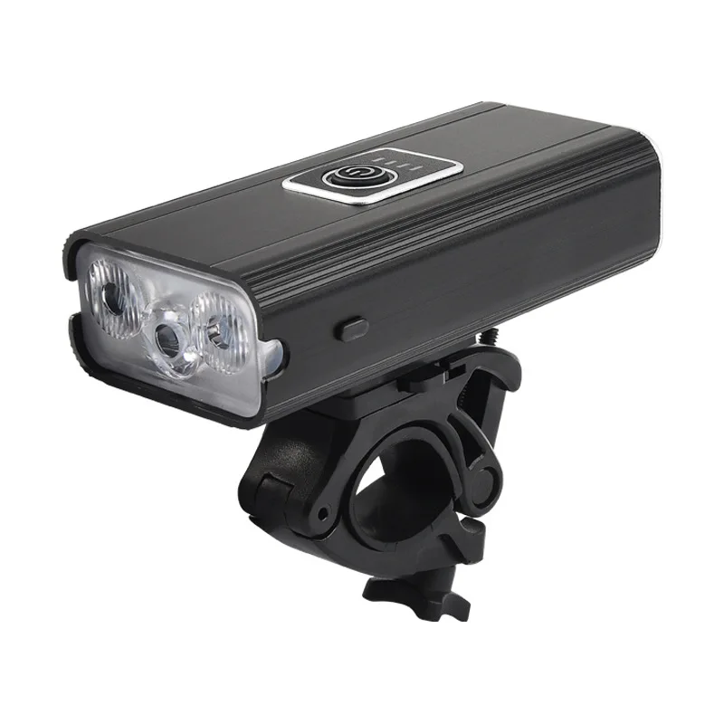 

Double lamp head bicycle usb charging mountain bike lamp outdoor riding lamp with electric display bicycle headlight