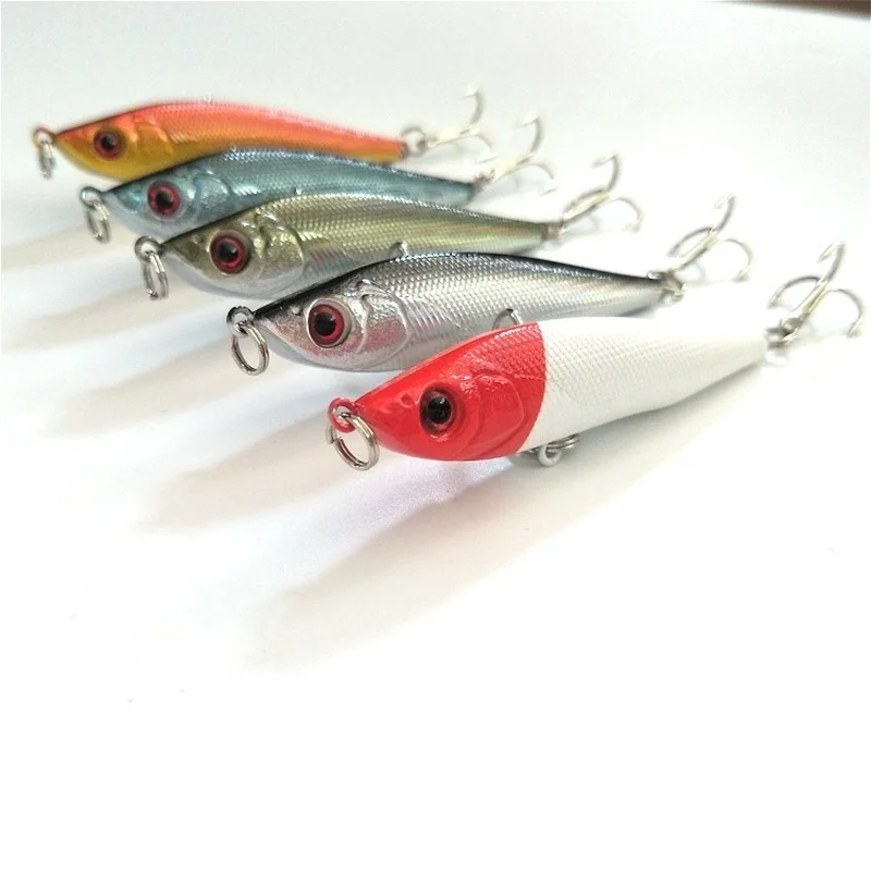 

Lu Yayuan throws a submerged pencil, trembling, ambermouth bass, sea bass, red-tailed mandarin fish bait, bionic fake bait