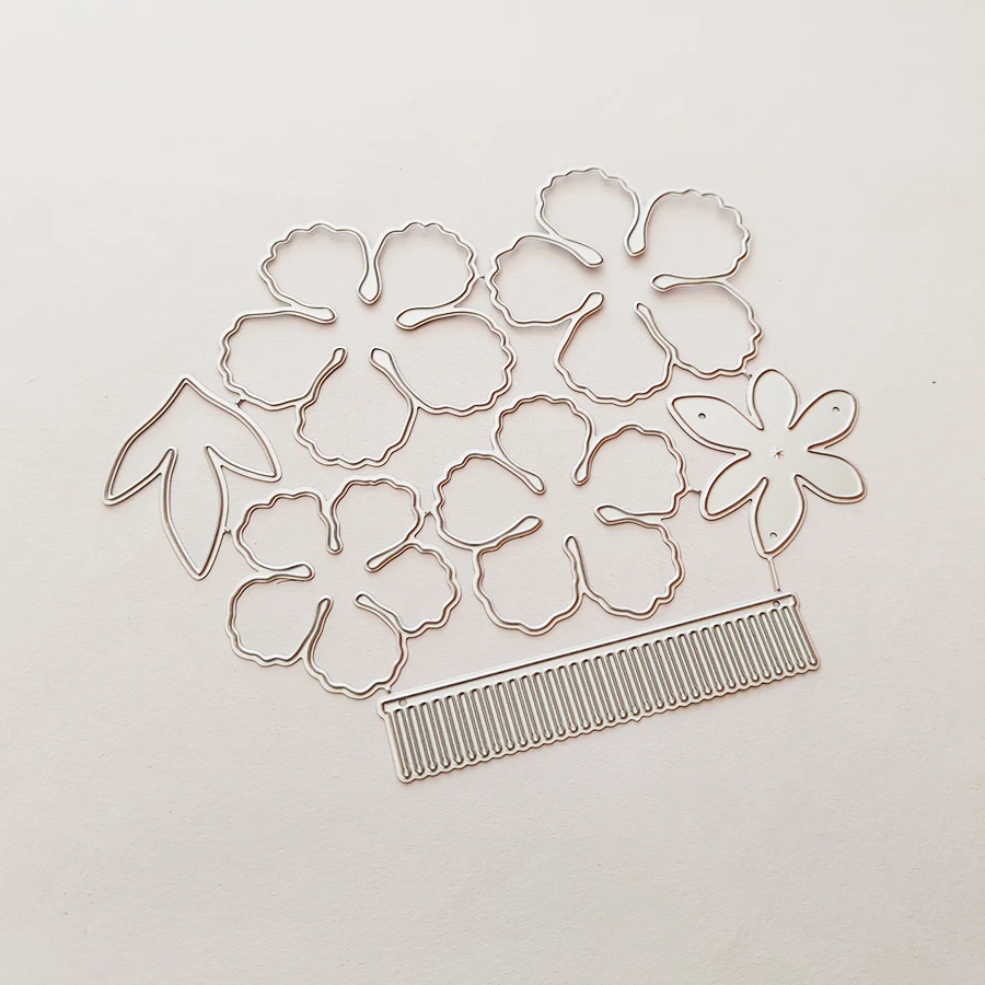Металлические штампы Цветок Пион Свадебная высечка штамповка украшение для
