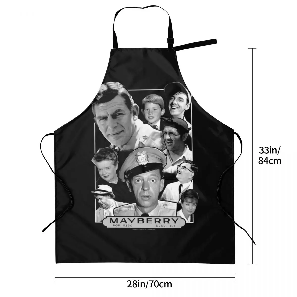 Фартук для кухни ANDY GRIFFITH MAYBERRY Мужской фартук кемпинга