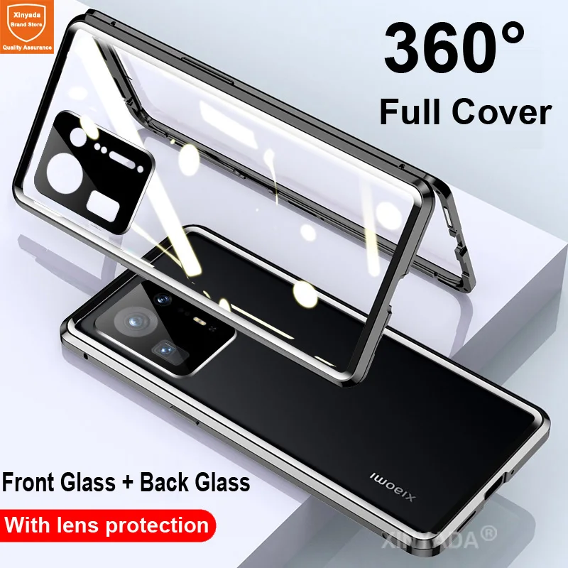 

Case For Xiaomi Mi Mix 4 Mix4 Tempered Glass 360 Cover For Xiaomi Mix 4 Case Magnet Full Body Flip Metal Case Magnetic