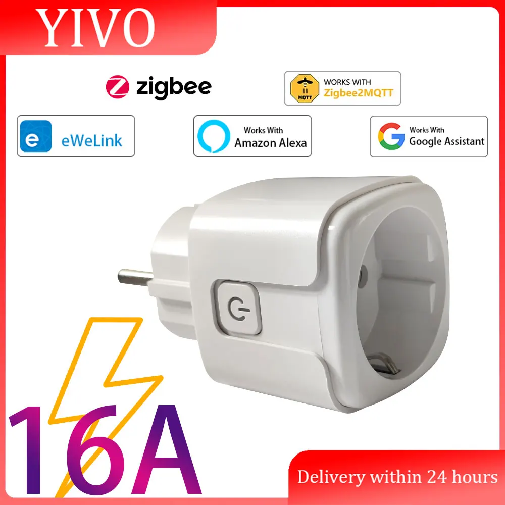 

Умная розетка LS Ewelink Zigbee 16A с мониторингом энергопотребления