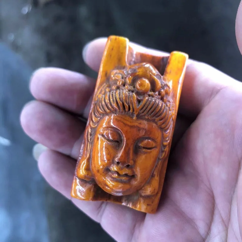 Старинные разнообразные винтажные подвески из потертого бычьего кости подвеска