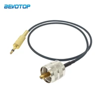 pl259 uhf male to 3 5mm mono male 18 ts plug 50 ohm rg174 pigtail for cctv camera monitor antenna cord rf coaxial cable jumper