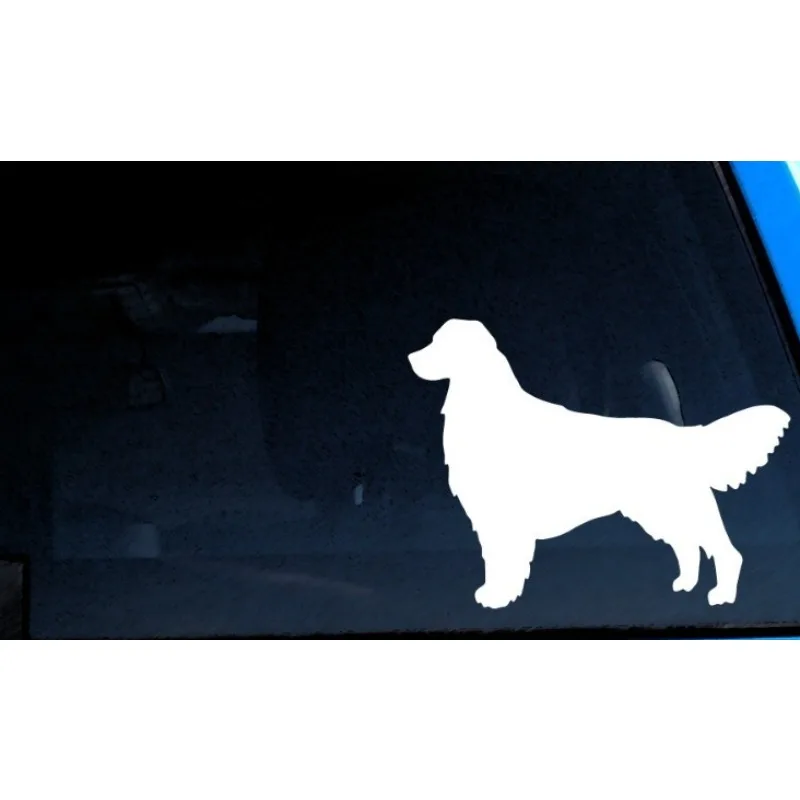 

Автомобильные наклейки, выбор цвета для Golden Retriever, виниловые наклейки, 15 см, ПВХ, KK