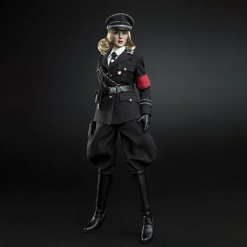 Фашистская женщина. Коллекционная фигурка 1/6 Scale female SS. Форма офицера СС. Женщины в немецкой форме. Женская форма СС.