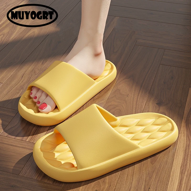 

Bathroom Slipper Non Slip Eva Shower Slides Sandals For Women Men Embossed Summer Pool Flip Flop Indoor 2023 Home Shoes