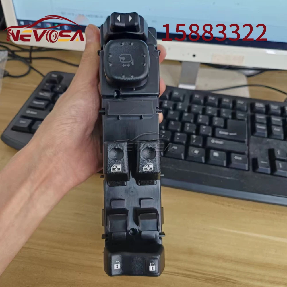 Главный выключатель стеклоподъемника evosa 15883322 для Chevrolet Silverado GMC Sierra 1500 2500 3500 2003 2004
