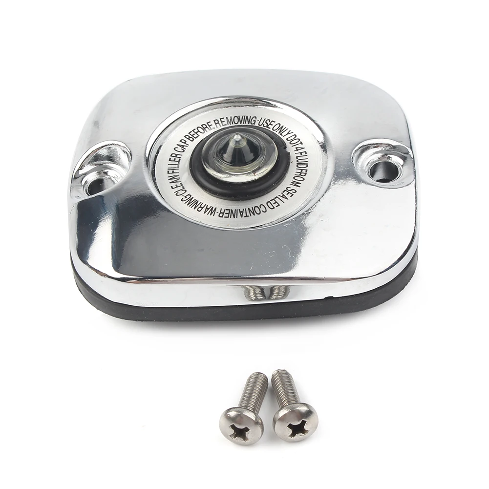 

Крышка главного тормозного цилиндра переднего мотоцикла для Harley XL Touring Softail Dyna 1996-2017, черный/хром