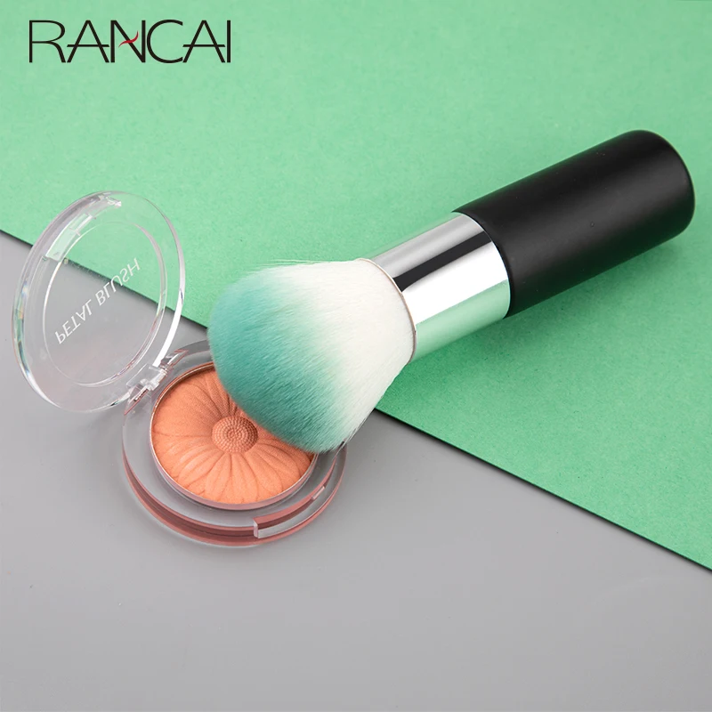 

Зеленая мягкая Кисть для макияжа RANCAI, 1 шт., большая кисть для пудры, основы для макияжа, лица, глаза, консилер, блузы