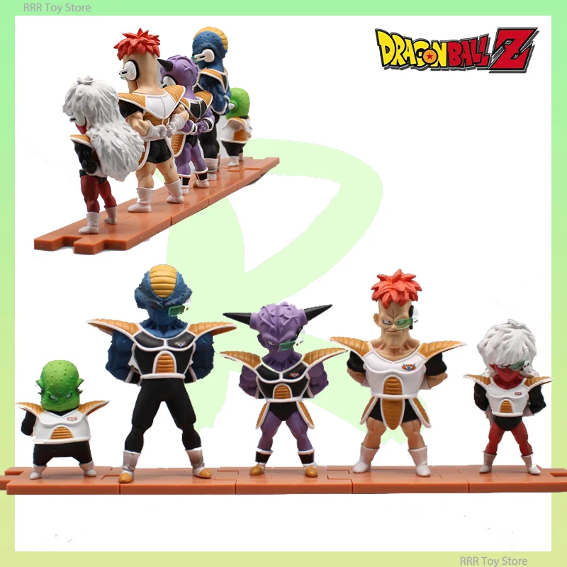 

11.5cm Dragon Ball Z Ginyu Force Figure Jeice Ginyu Guldo Recoom Burter Goku Anime Figures Model Figurine Collection Toy Gifts