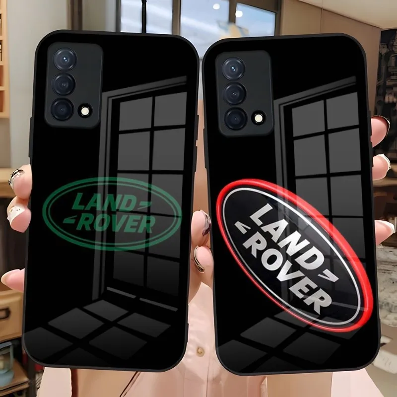

Land Rover Car Phone Case For Oppo Find X3 X5 Pro Reno 6 7 A55 A57 A54 A93s A94 A92s A95 One Plus 8 9 7 Glass Cover