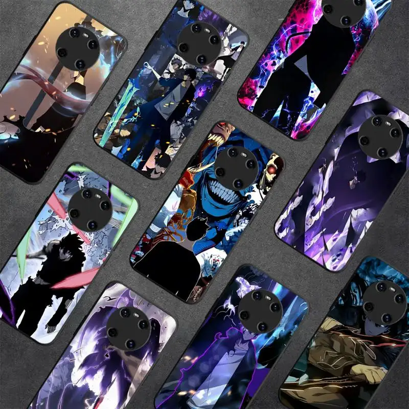 

Solo Leveling Comics Anime Z Flip 4 Phone Case for Huawei Y 6 9 7 5 8s prime 2019 2018 enjoy 7 plus