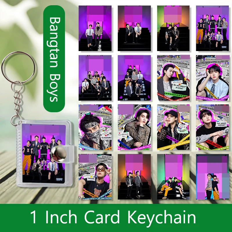 

Оптовая продажа, Kpop Bangtan Boys, 1 дюйм, брелок для карт, новая семейная карточка на 9-ю годовщину, ЛОМО, фотопечать, карточки, постер, постер, поклон...