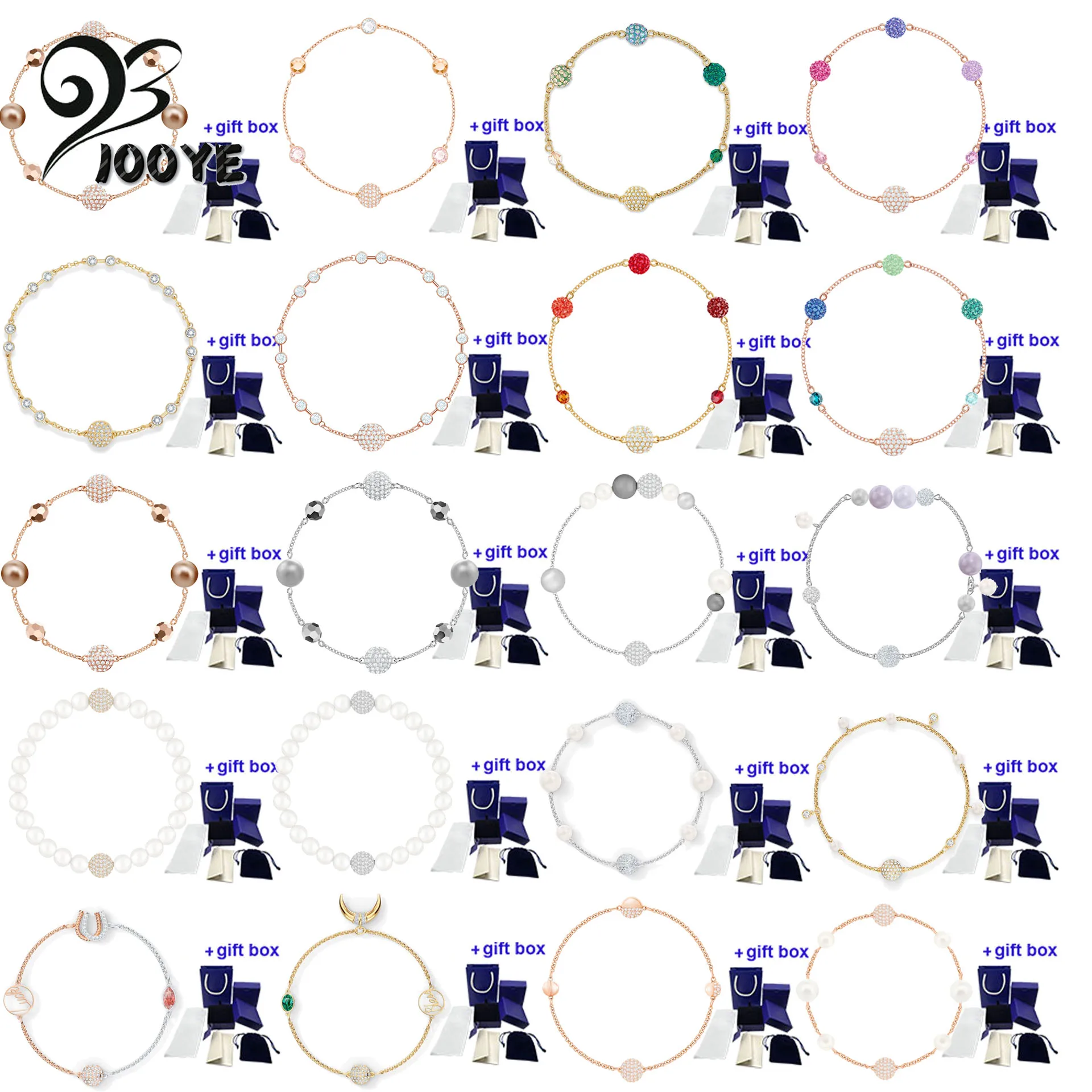 

2023 Bracelet Original Trend Jewelry New REMIX COLLECTION ROUND PEARL STRAND Magnetic Closure Bracelet For Women With Logo