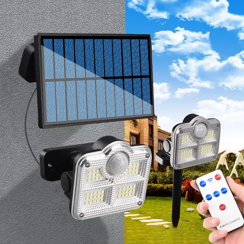 Lighting Wall Lamp Motion Sensor Solar Light Garden Street Waterproof Spotlights Wall Sconce Lamp