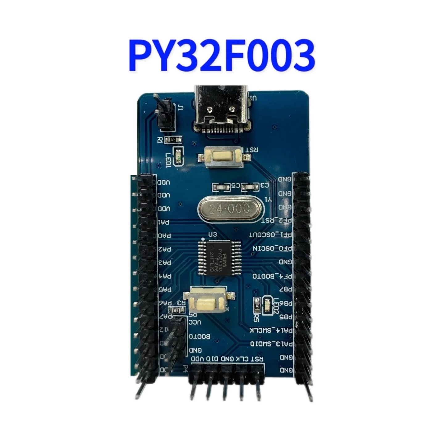 Плата разработки Puya PY32F003 со встроенным основным модулем MCU PY32F003F18P6