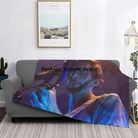 kpop alvaro soler blanket flannel blanket bed blanket soft printed bedspread portable travel office fashion blanket