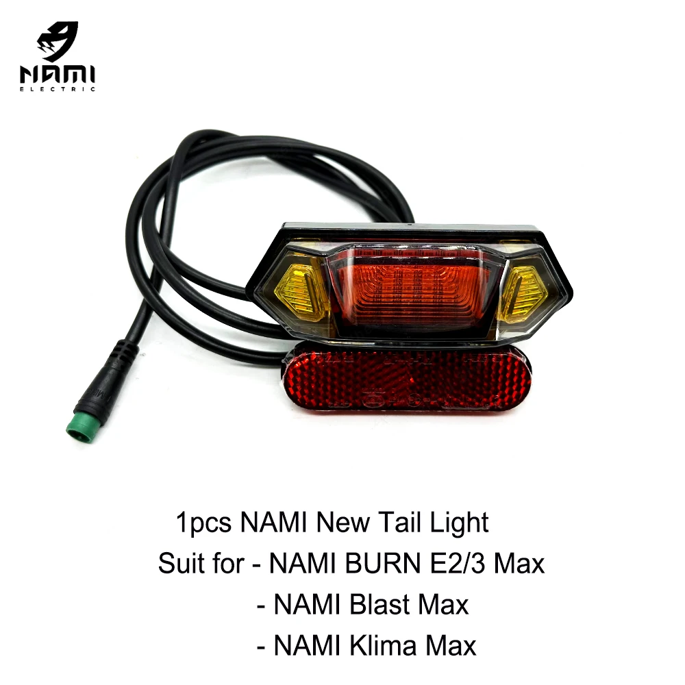 

Оригинальный NAMI Bravo Max Новый задний фонарь для NAMI BURN E 3 MAX Bravo Max NAMI Blast Max E-Scooter Новый задний фонарь Официальный NAMI