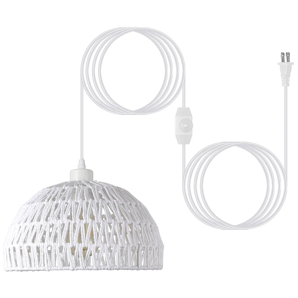 

Hanging Lights Plug Cord Vintage Lamp Staircase Pendant Kitchen Lighting Ceiling Decor