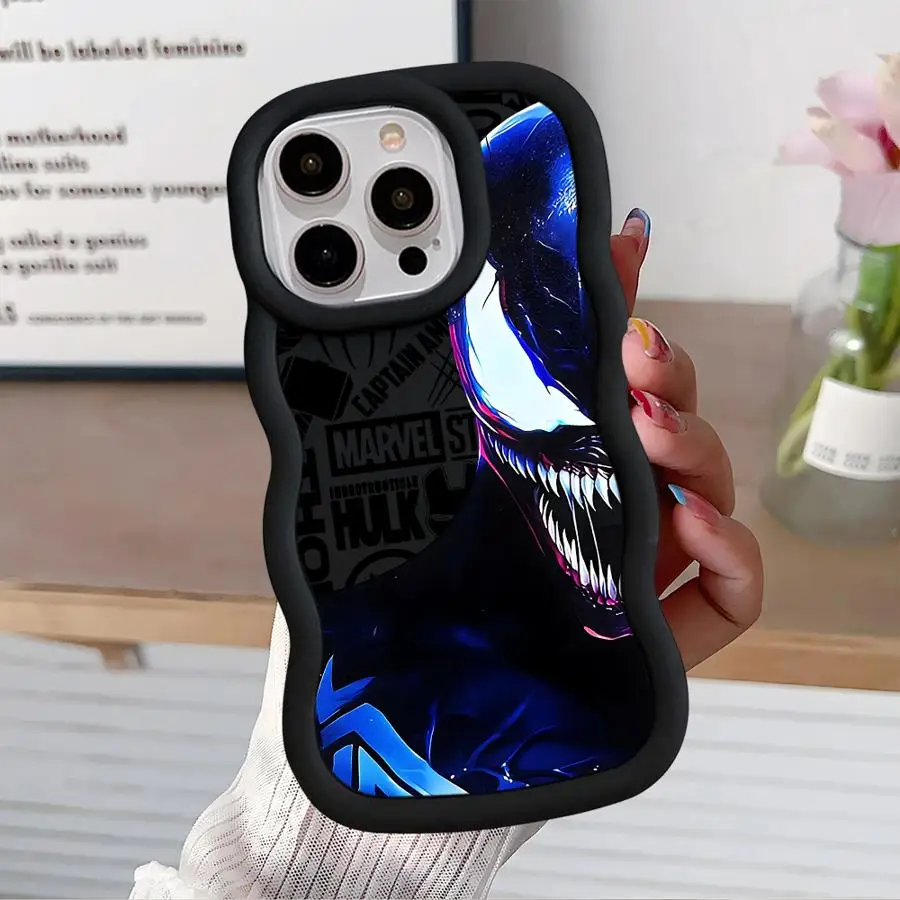 Чехол для телефона Marvel Deadpool Venom Realme C65 4G 5G C67 Narzo 30A N53 N55 50APrime 50iPrime 60x 70x 70 Pro Capa Cover