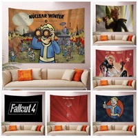 game fallout 4 cartoon printed large wall tapestry japanese wall tapestry anime wall hanging home decor