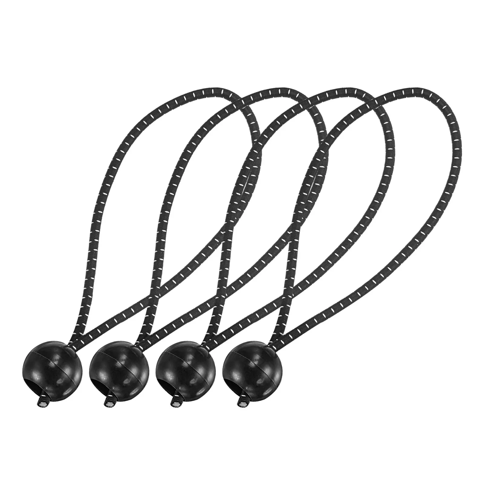 

Uxcell 25 шт шаровых шнуров эластичная струна 150 мм/6 дюймов стягивает брезент ремни черный белый