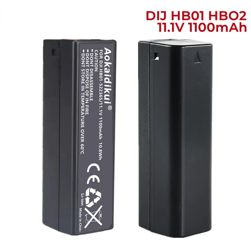 

【Upgrade to 1100mAh 】11.1V 1100mAh Replacement Battery for DJI HB01-522365 HB02-542465 DJI Osmo PRO/RAW, Osmo+, Osmo，