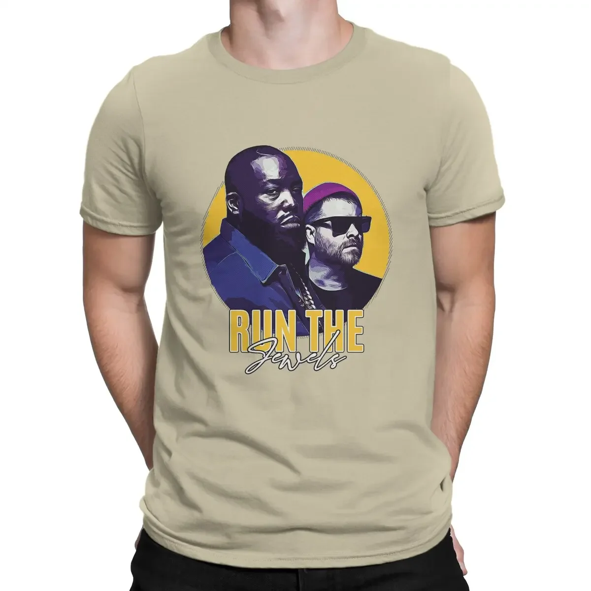 Футболка Cheavyweight в уличном стиле с рисунком аниме Run The Jewels Band Уникальные футболки