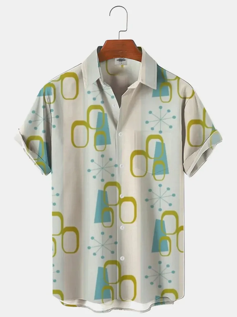 Fashion Personal Hawaiian Shirt For MEN Clothing Free 3D Printingity Elegant Camisa Masculina Slim Fit Harajuku Tops Blouse