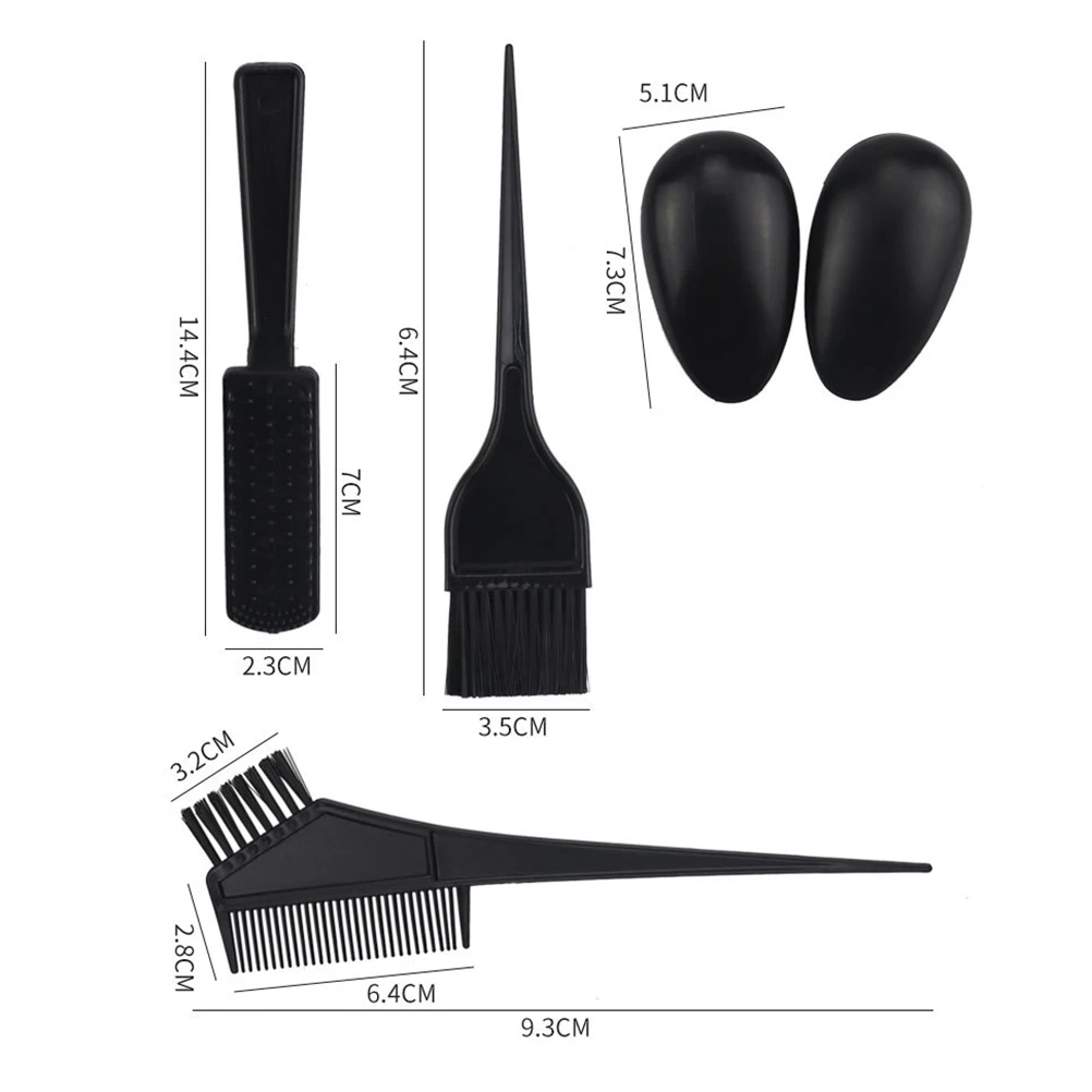 11 шт./компл. инструменты для окрашивания волос салонная щетка крем-чаша расческа