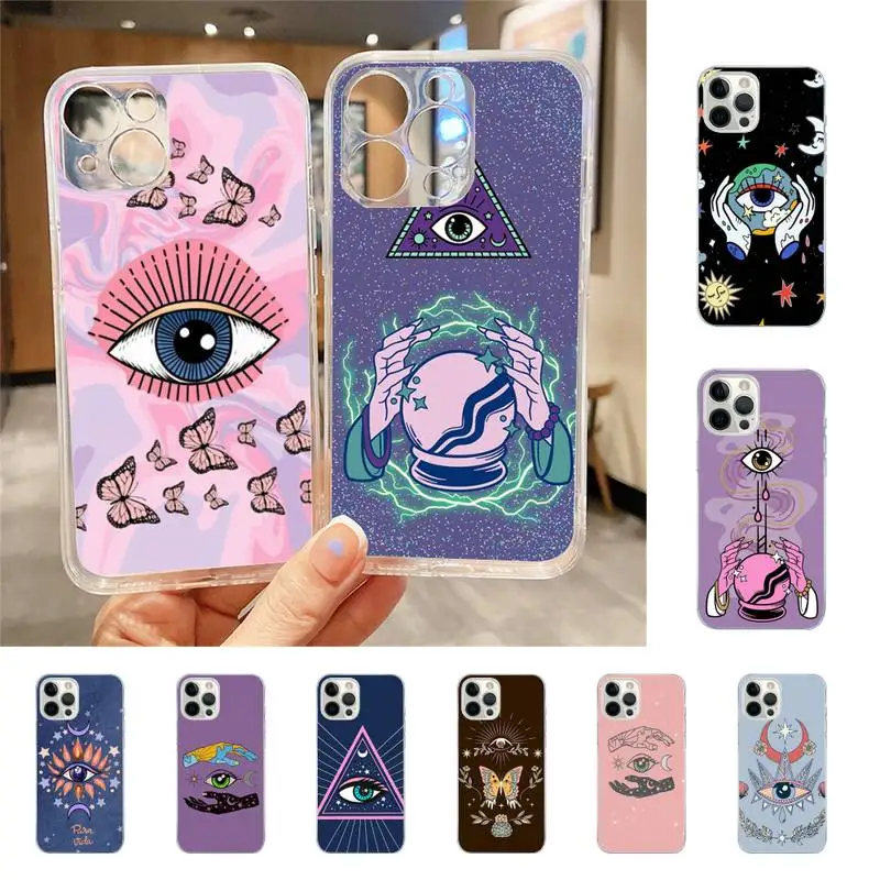 

Lucky Eye Blue Evil Eye Print Phone Case For Iphone 7 8 Plus X Xr Xs 11 12 13 Se2020 Mini Mobile Iphones 14 Pro Max Case