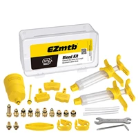 ezmtb bicycle hydraulic disc brake oil bleed kit tools for srammaguraavidxtechzoommtb road bike brake repair tool