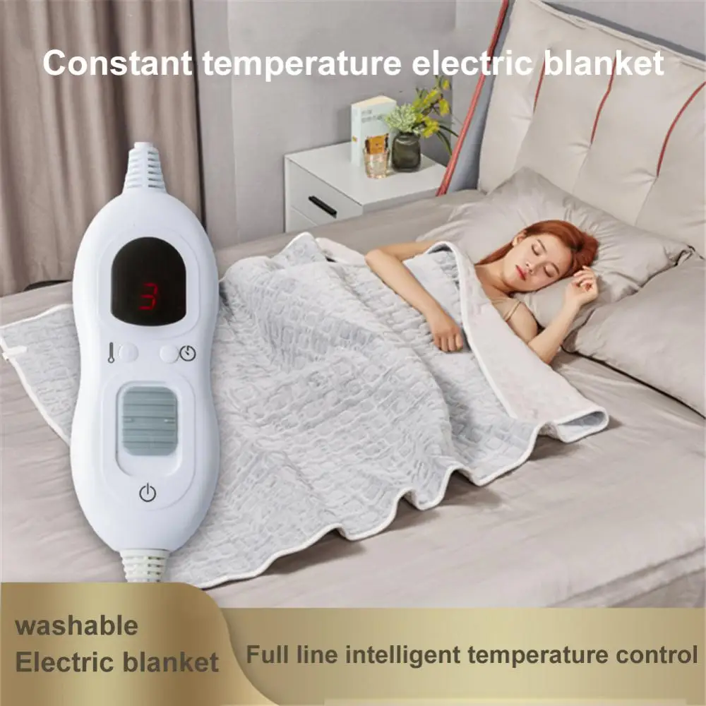 

Electric Blankets Thicken Heating Blanket Nap Quilt Flannel Heating Blankets Thermostat Winter Warm Electric Heating Blankets