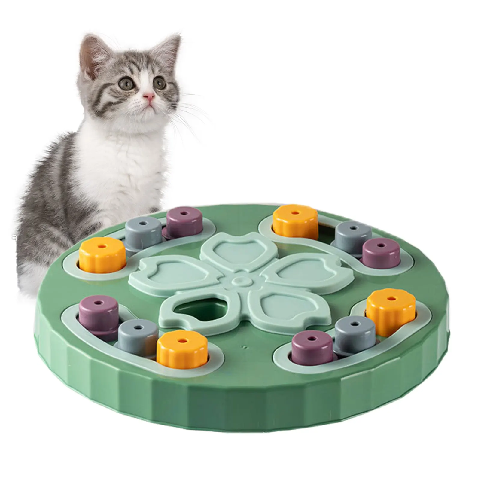 

Игрушки-головоломки для домашних животных, медленная кормушка, детская интересная улучшение IQ, большие игрушки для тренировки собак, аксес...