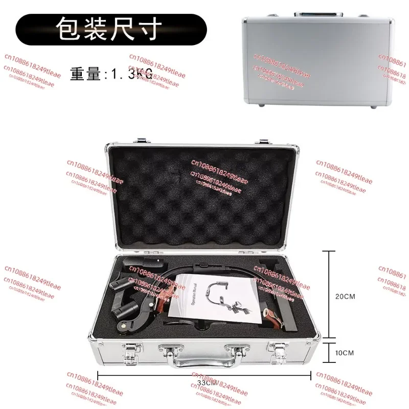 Увеличительное стекло с налобным фонарем